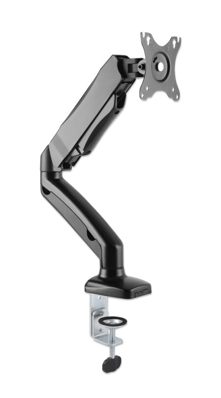 Soporte De Escritorio Para Monitor 13″ – 32″ Manhattan 462495 Soporta 9Kg/Articulado/Color Negro