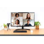 Webcam Manhattan 462556 2Mp/1920X1080 Pixeles/Full HD/USB 2.0/Rotacion 360°/Microfono Integrado/Hasta 30 Fps/Cable USB-A De 1.5M