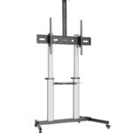 Soporte Tv Tipo Carro 100 Kg 60Pg A 80Pg Altura Ajustable