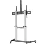 Soporte Tv Tipo Carro 100 Kg 60Pg A 80Pg Altura Ajustable