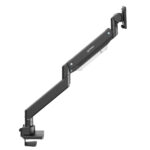Soporte De Escritorio Para Monitor 17" - 55" Manhattan 462594 Soporta 24Kg/Piston De Gas/Puertos USB/Color Negro