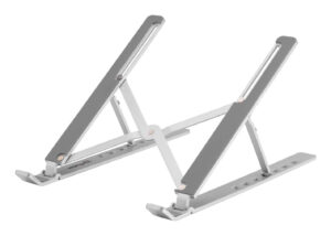 SOPORTE P/LAPTOP O TABLET 15.6" MANHATTAN 462617 CON ELEVACION AJUSTABLE/ECO/DE ALUMINIO