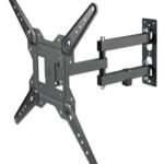 SOPORTE PARA PANTALLA 23"-55" MANHATTAN 462624 CON BRAZO ARTICULADO/P/PARED 35KG/COLOR NEGRO