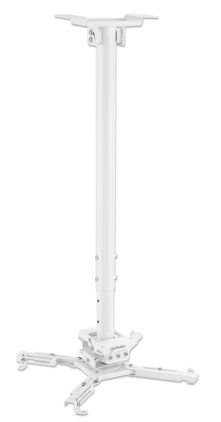 Soporte De Techo Para Proyector Manhattan 462686 Hasta 25Kg/Blanco