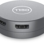 ADAPTADOR MULTIPUERTO DELL 470-AFJI, USB-C, USB-A, HDMI, RJ45, DP 6 EN 1 DA305