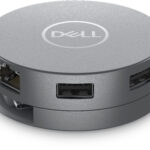 ADAPTADOR MULTIPUERTO DELL 470-AFJI, USB-C, USB-A, HDMI, RJ45, DP 6 EN 1 DA305