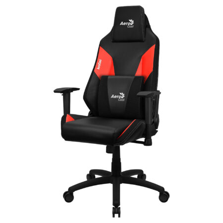 SILLA GAMER AEROCOOL ADMIRAL, MAX. 150KG, RECLINABLE, NEGRO/ROJO, 4710562758238