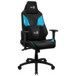SILLA GAMER AEROCOOL ADMIRAL, MAX. 150KG, RECLINABLE, NEGRO/AZUL, 4710562758245