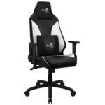 Silla Gamer Aerocool Admiral, Max. 150Kg, Reclinable, Negro/Gris/Blanco, 4710562758252
