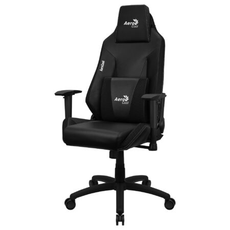 SILLA GAMER AEROCOOL ADMIRAL SMOKY, MAX. 150KG, RECLINABLE, NEGRO, 4710562758269