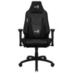 SILLA GAMER AEROCOOL ADMIRAL SMOKY, MAX. 150KG, RECLINABLE, NEGRO, 4710562758269