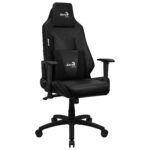 SILLA GAMER AEROCOOL ADMIRAL SMOKY, MAX. 150KG, RECLINABLE, NEGRO, 4710562758269