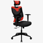 Silla Gamer Aerocool Guardian Champion Negro/Rojo, Reclinable, Hasta 150Kg, Reposabrazos 2D, 4710562758313