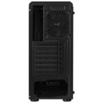 GABINETE AEROCOOL RIFT RGB, MEDIA TORRE CON VENTANA DE CRISTAL TEMPLADO, SIN FUENTE,,ATX/MICRO ATX, COLOR NEGRO, 4718009153141
