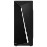 Gabinete Aerocool Shard Rgb, Negro, Media Torre C/Cristal Templado, ATX, Sin Fuente, 4718009157682