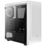 GABINETE AEROCOOL RIFT WG MEDIA TORRE, ATX/MICRO ATX, BLANCO, RGB , VENTANA LATERAL, SIN FUENTE,  4718009159082