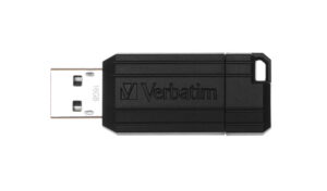 MEMORIA USB 2.0 16GB VERBATIM PINSTRIPE 49063 COLOR NEGRO