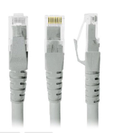 Cable De Red – Cat5E, 50 Cms, Rj-45, Rj-45, 100 Cobre, Macho/Macho, Contactos C/Baño De Oro, Gris, 497127 Brobotix