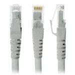 Cable De Red - Cat5E, 2 Mts, Rj-45, Rj-45, 100 Cobre, Macho/Macho, Contactos C/Baño De Oro, Gris, 497141 Brobotix