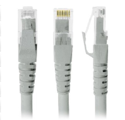 Cable De Red – Cat5E, 2 Mts, Rj-45, Rj-45, 100 Cobre, Macho/Macho, Contactos C/Baño De Oro, Gris, 497141 Brobotix