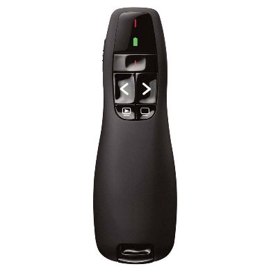 Apuntador Y Presentador Láser Brobotix R400 – Negro, Inalámbrico/USB, 57 G, 15 M