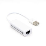 Convertidor Brobotix USB V2.0 A RJ45 - USB, Rj-45, Macho-Hembra, Blanco, 12 Cm