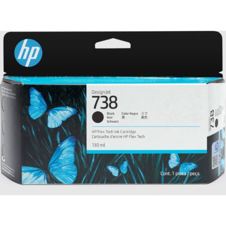 Tinta HP 738 Color Negro/130Ml/498N4A
