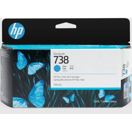 Cartucho De Tinta HP 498N5A Designjet 738 130Ml Color Cian