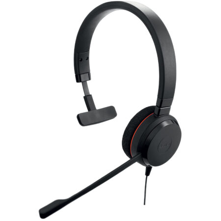 Diadema Audifono C/Microfono Evolve 20 Ms Alambrico Jabra 4993-823-109 Monoaural/USB/Color Negro