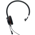 Diadema Audifono C/Microfono Evolve 20 Ms Alambrico Jabra 4993-823-109 Monoaural/USB/Color Negro