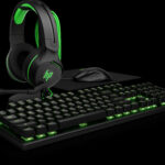 Diadema Audifono C/Microfono HP Gamer Pavilion 400 Alambrico, 3.5Mm, Negro/Verde, 4Bx31Aaabl