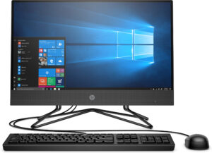 HP 205 G4 AMD Athlon 54.6 cm (21.5″) 1920 x 1080 Pixeles 4 GB DDR4-SDRAM 1 TB Unidad de disco duro PC todo en uno Windows 10 Home Wi-Fi 5 (802.11ac) Negro