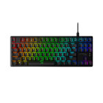 TECLADO GAMER MECANICO HP HYPERX 4P5P1AA#ABA, ALLOY ORIGINS CORE, RGB, AQUA SWITCH, USB, ALAMBRICO, NEGRO, INGLES