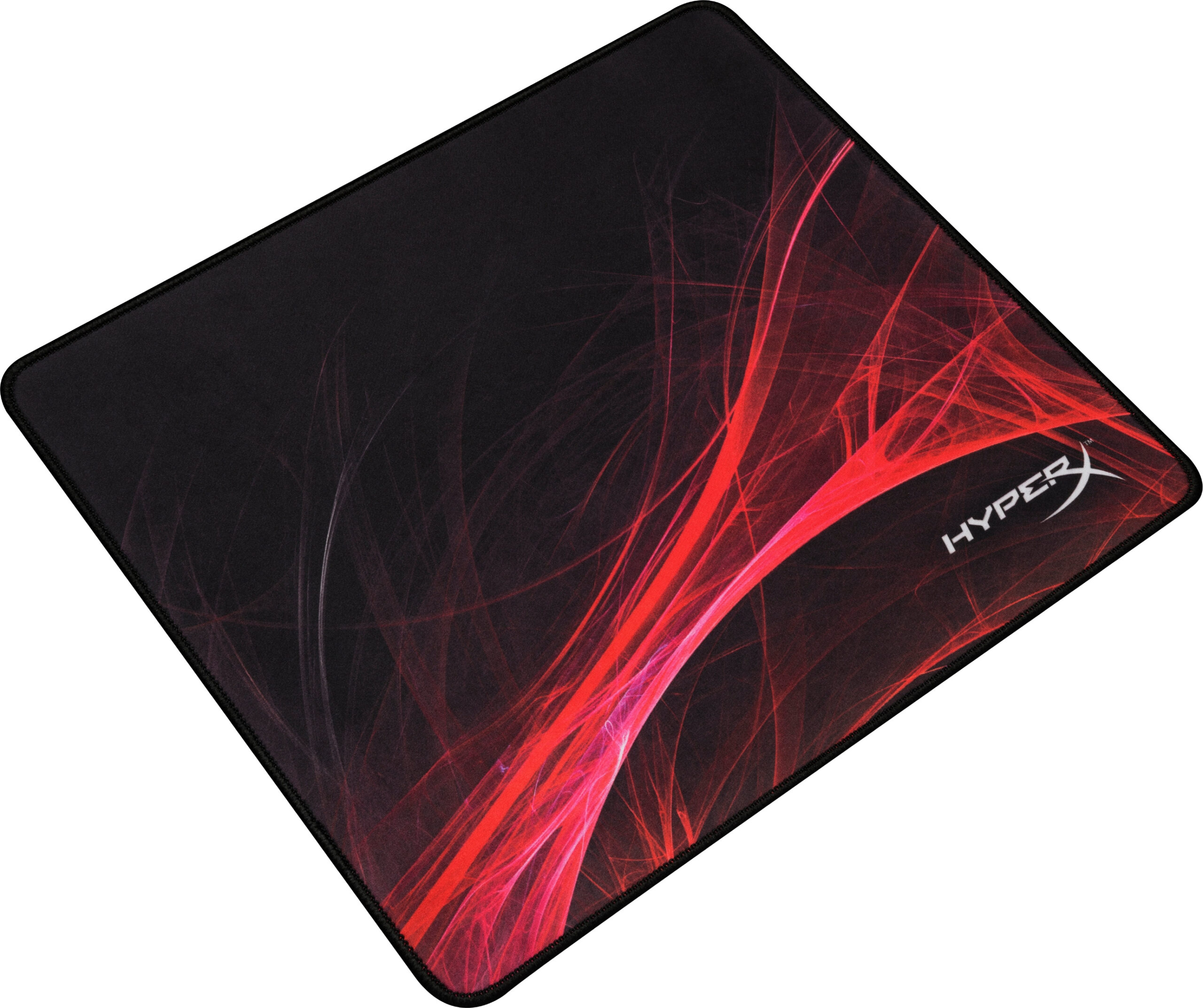Mousepad Gamer Hp Hyperx 4p5q7aa, Fury S Speed Edition Mediano, 36x30cm, Color Negro/rojo