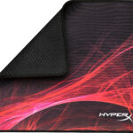Mousepad Gamer HP Hyperx 4P5Q7Aa, Fury S Speed Edition Mediano, 36X30Cm, Color Negro/Rojo