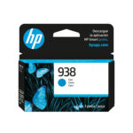 Cartucho De Tinta HP 4S6X5Pl 938 Cian, 800 Paginas