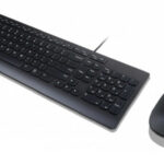 Kit Teclado Y Mouse Lenovo Essential USB Español Color Negro, 4X30L79907