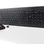 Lenovo 4X30M39482 teclado Ratón incluido RF inalámbrico QWERTY Español Negro