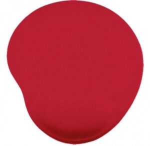 Mouse Pad - C/ Almohadilla Tipo Gel, Rojo, Antiderrapante, Monótono, 24.521.50.2 Cms, Brobotix 500074r