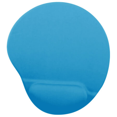 Mouse Pad – C/ Almohadilla Tipo Gel, Azul Turquesa, Antiderrapante, Monótono, 24.521.50.2 Cms, Brobotix 500074T