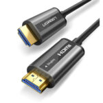 Cable HDMI De 30 Metros,Ugreen 50217, Fibra Optica 4 Nucleos+Cobre Estañado De 7 Nucleos Alta Velocidad, 18Gbps, 3D HDR