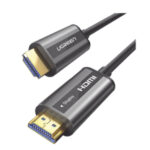 Cable HDMI Ugreen 50219 De 50 Metros Fibra Optica, Fibra De 4 Nucleos + Cobre Estañado De 7 Nucleos, Compatible Con HDMI 2.0, Alta Velocidad 18 Gbps, 3D, HDR