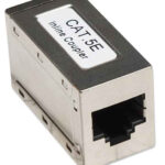 Cople RJ45-RJ45 Cat5E Modular Utp Ftp Red Metalico