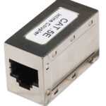 Cople RJ45-RJ45 Cat5E Modular Utp Ftp Red Metalico