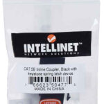 Cople RJ45 A RJ45 Cat5E Utp Keystone Intellinet 504775 Negro