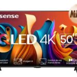 SMART TV 50" HISENSE 50QD6N QLED/QUANTUM DOT/4K UH/HDMI/USB/WIFI/COLOR NEGRO