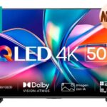 Smart Tv 50" Hisense 50Qd6Qv Vidaa/QLED/UHD 4K/Panel VA/HDMI/USB/Color Negro