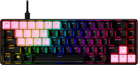 Set De 19 Teclas HP Hyperx Rubber Color Rosa, 519U0Aaaba