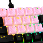 Set De 19 Teclas HP Hyperx Rubber Color Rosa, 519U0Aaaba
