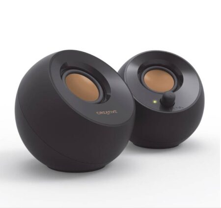 Altavoces Creative Pebble 2.0 Alimentados Por USB Para Pc Y Laptops Negros – Mf1680 Bk –